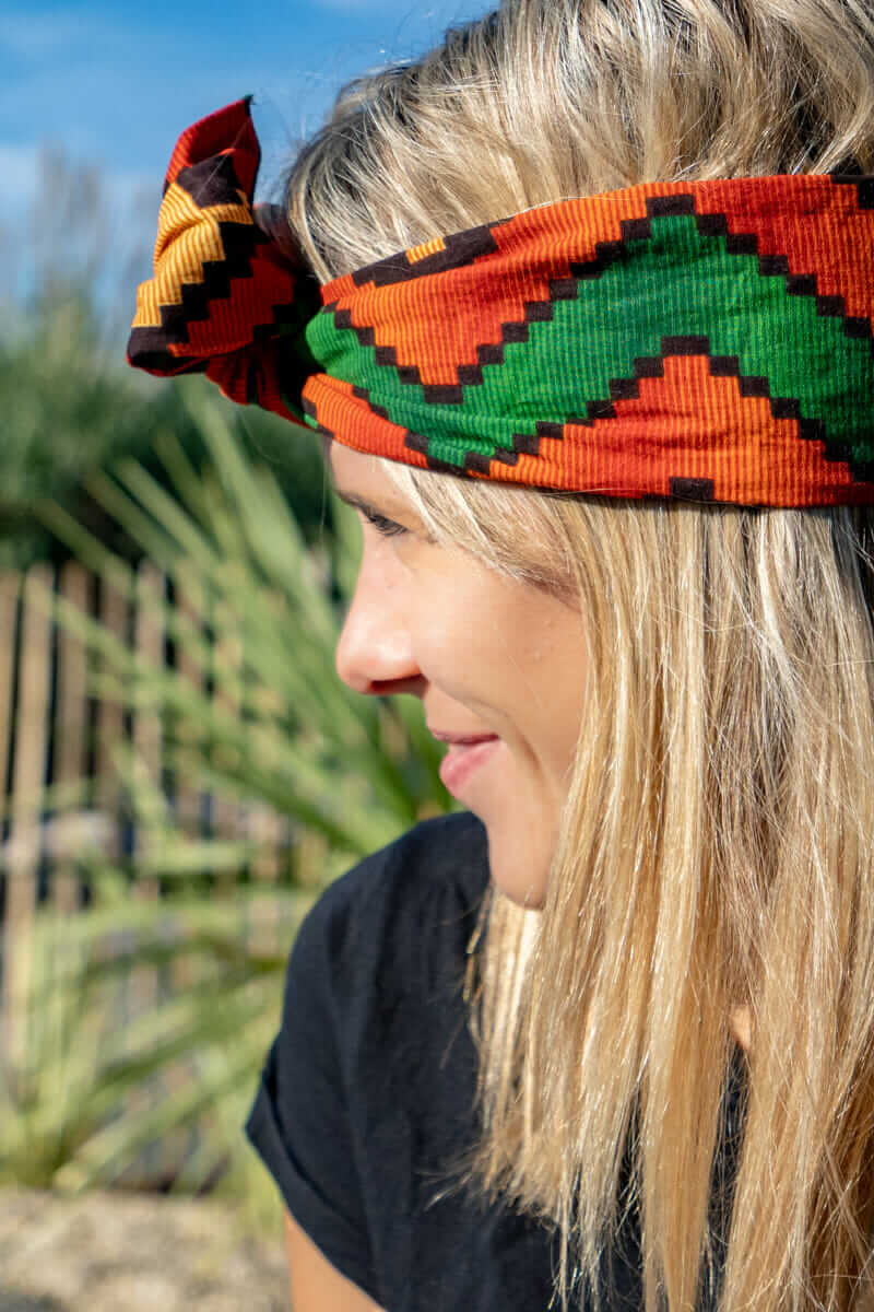 headband-hakuna-matata-tanzanie-wax headband-hakuna-matata-tanzanie-wax